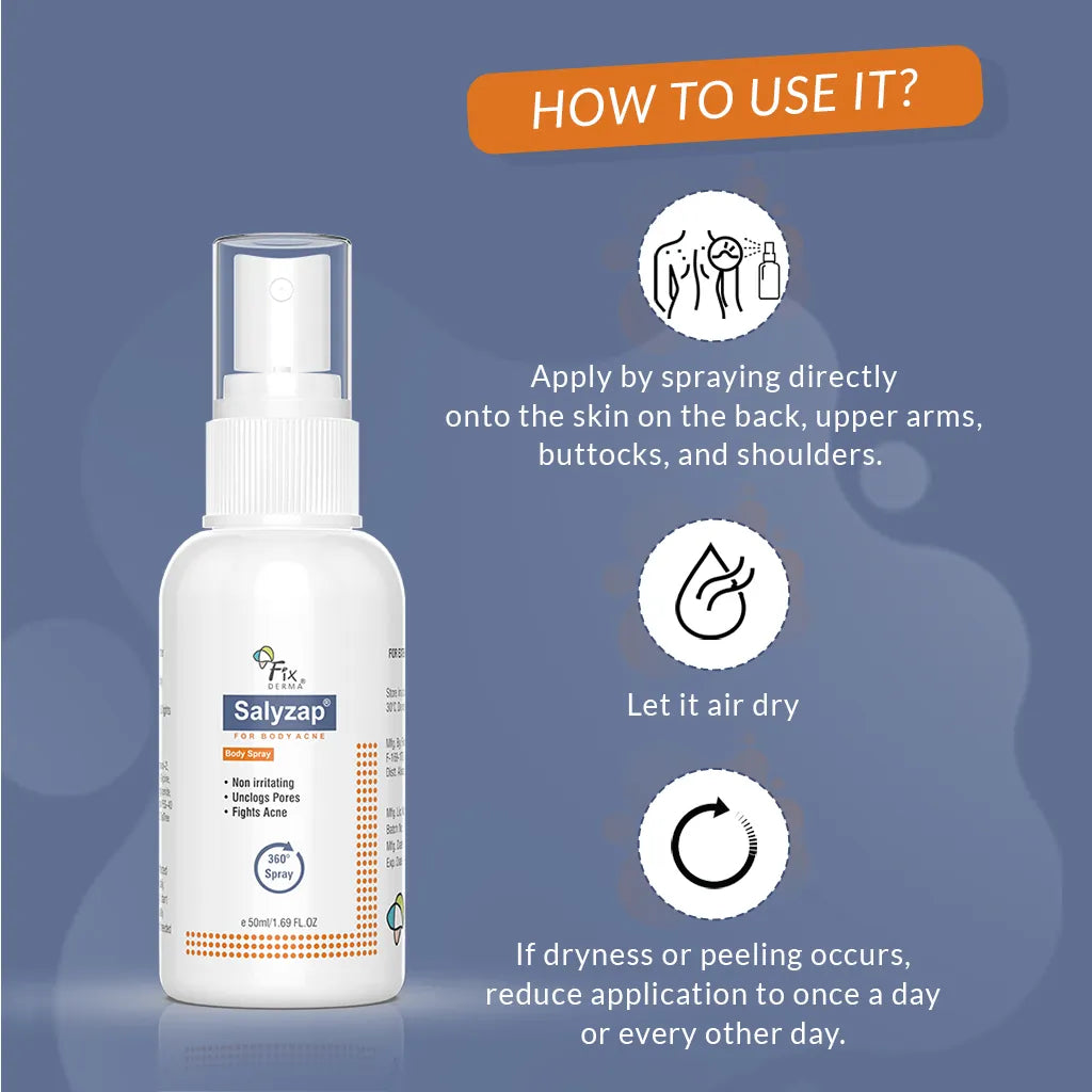Salyzap-AZ Body Spray For Acne