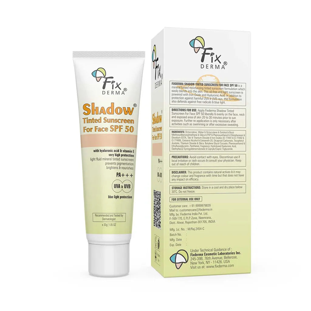 Fixderma Tinted Sunscreen SPF 50 – Even Tone Protection – Fixderma Skincare
