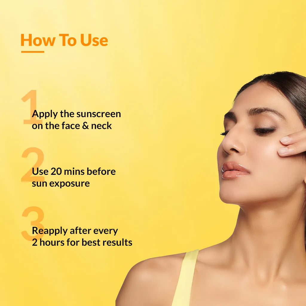 How to use Fluid SPF 50+ Sunscreen 