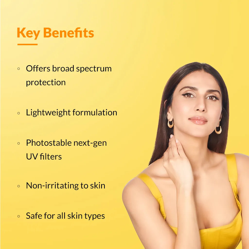Benefits of Light Fluid SPF 50+ Sunscreen 
