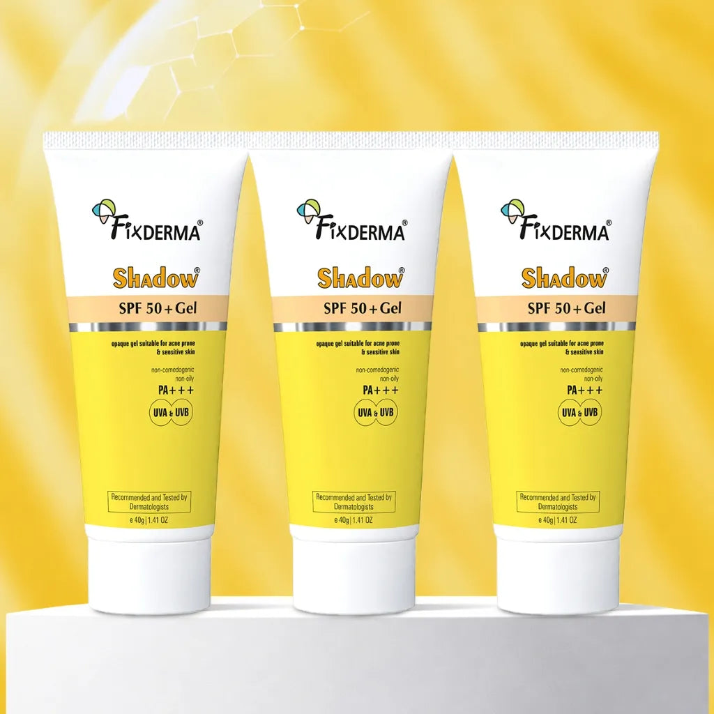 Shadow SPF 50+ Gel Sunscreen 40g Pack of 3
