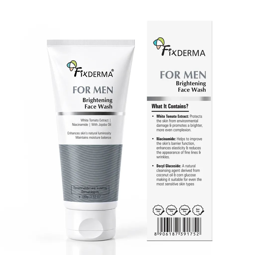 Side View of Men Brightening Face Wash