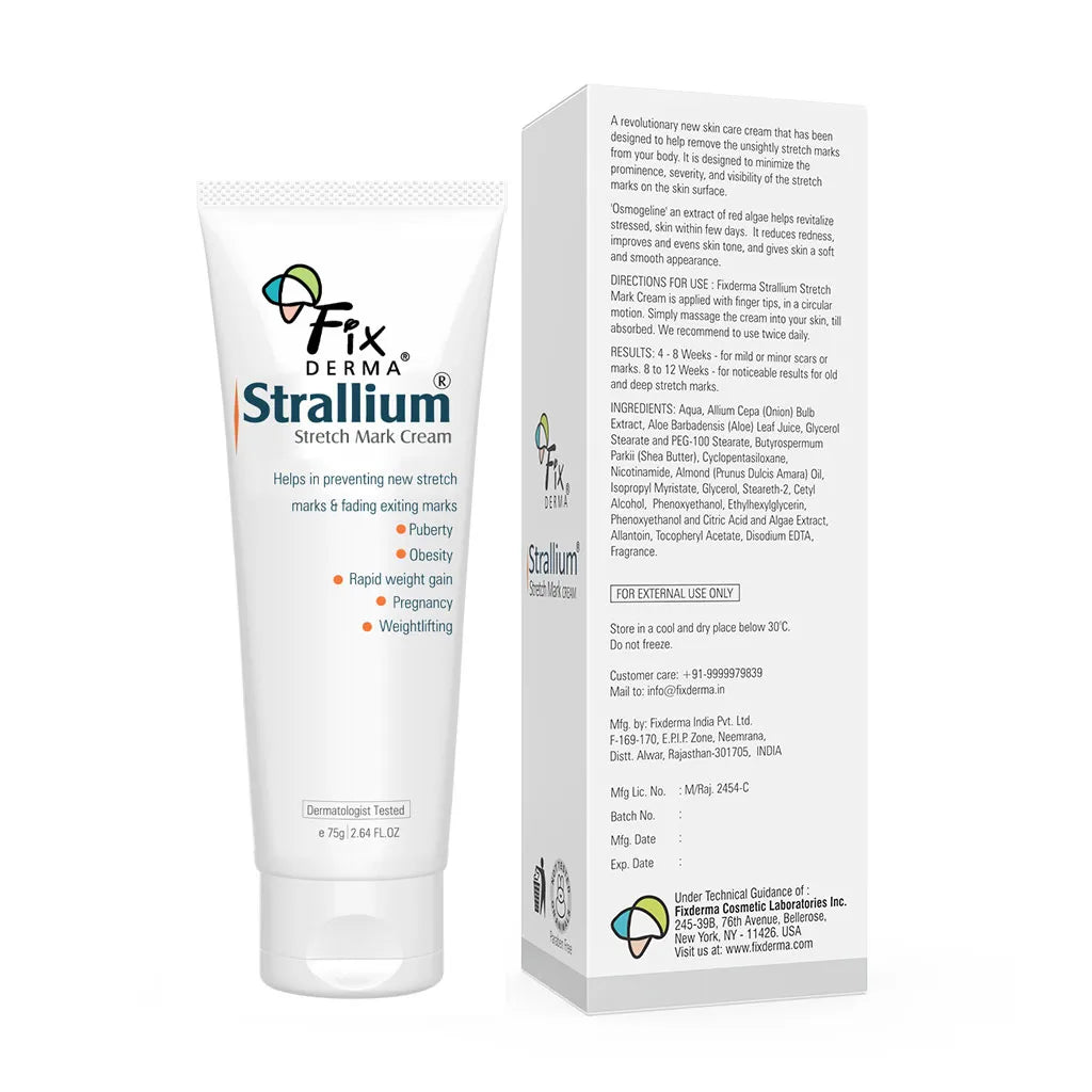 Strallium Strallium Stretch Mark Cream for Pregnancy & Body Stretch Marks ...