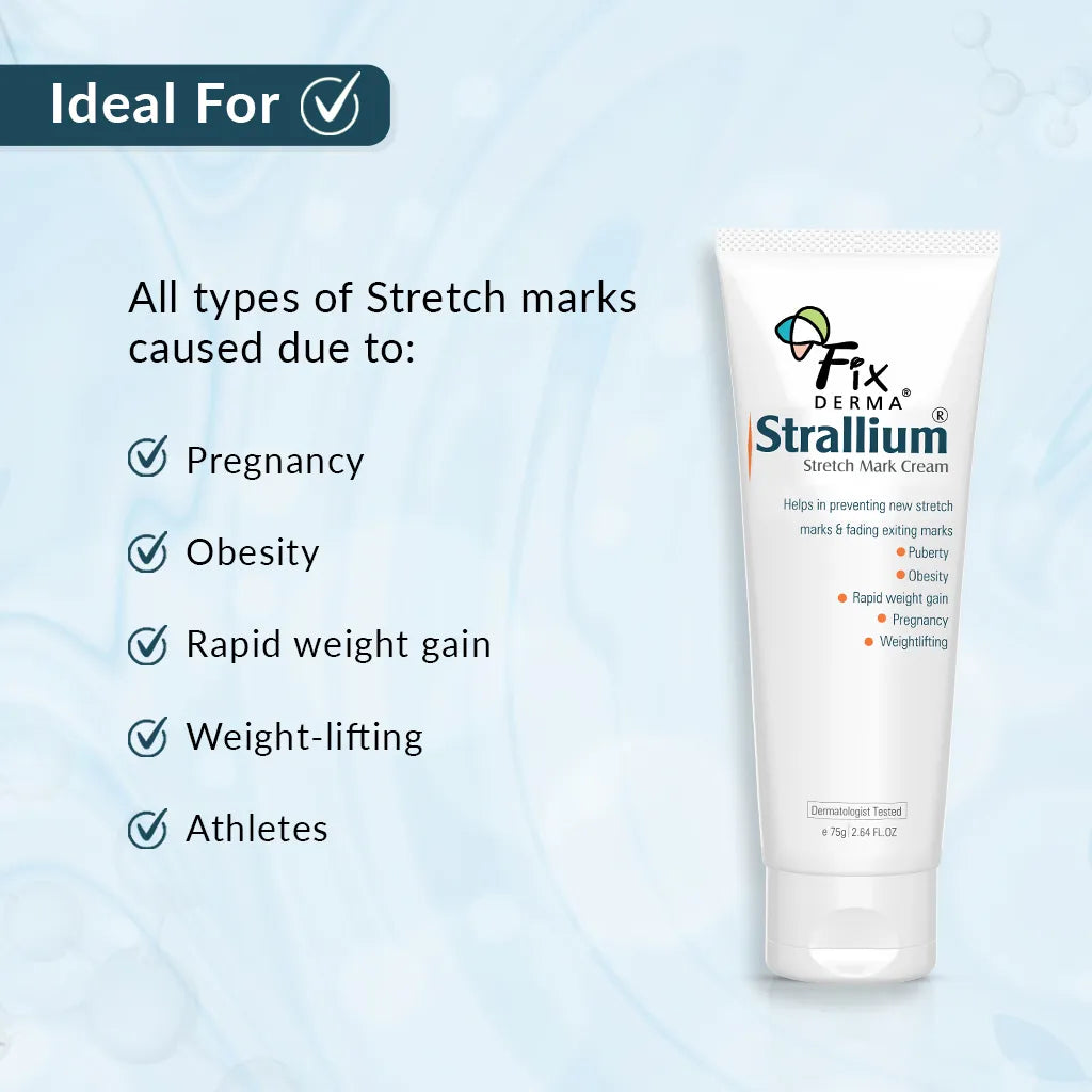 Strallium Strallium Stretch Mark Cream for Pregnancy & Body Stretch Marks ...
