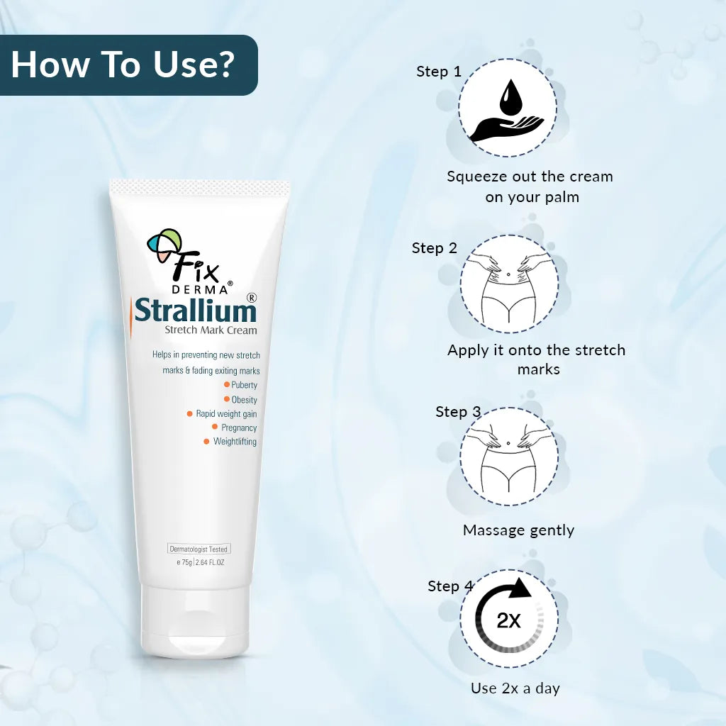 Strallium Strallium Stretch Mark Cream for Pregnancy & Body Stretch Marks ...
