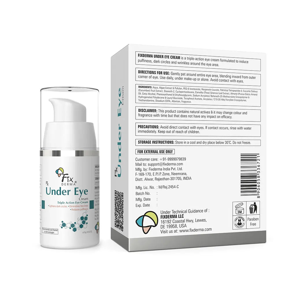 Under Eye Cream for dark circles