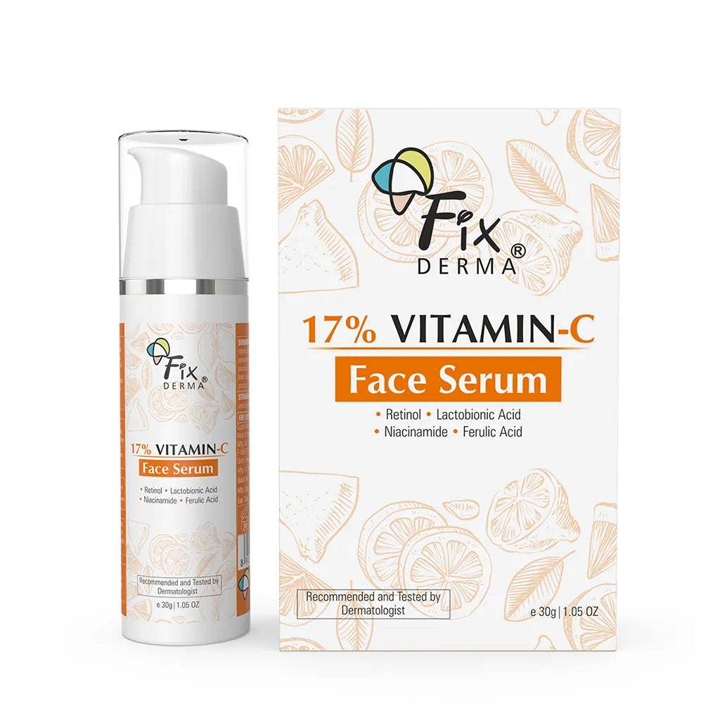 17% Vitamin C, 4% Niacinamide, 1% Retinol, 0.1% Ferulic Acid | Vitamin C Face Serum for Bright Skin