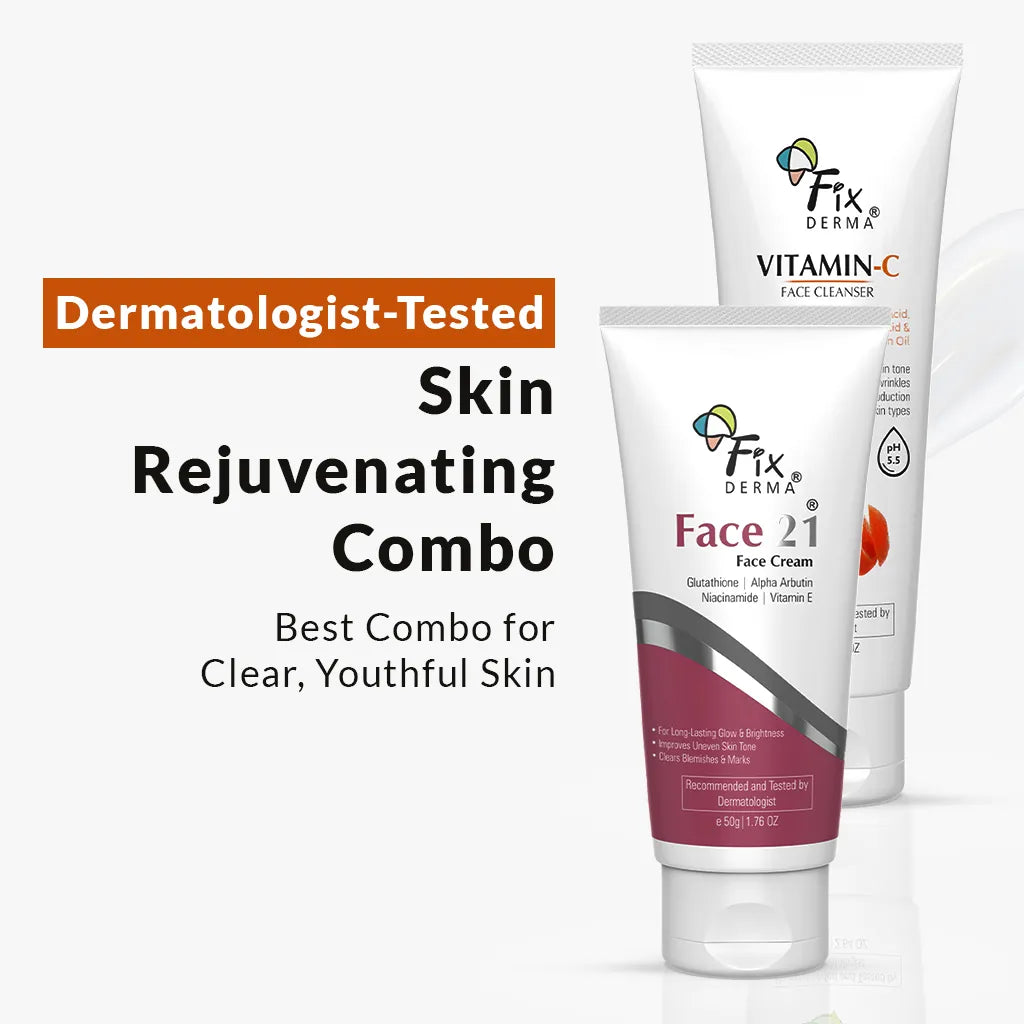 Vitamin C Face Wash and Face 21 Cream Combo