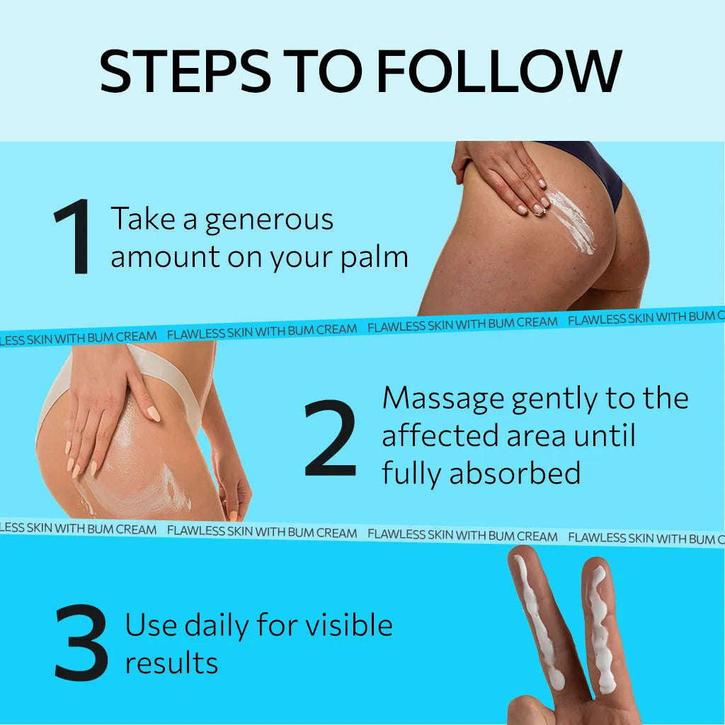 Teenilicious Bum Body Cream with Retistar & Shea Butter for Butt Acne