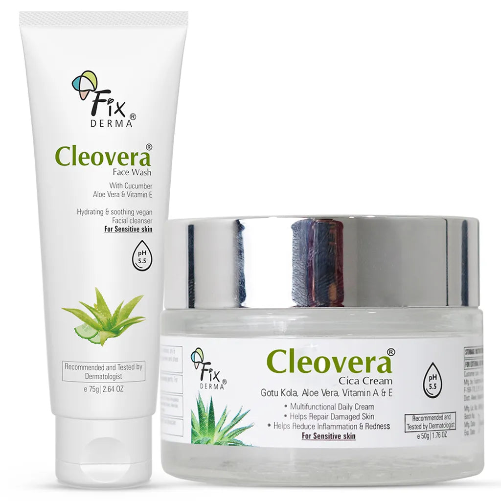 Cleovera Face Wash And Cream Combo Pack