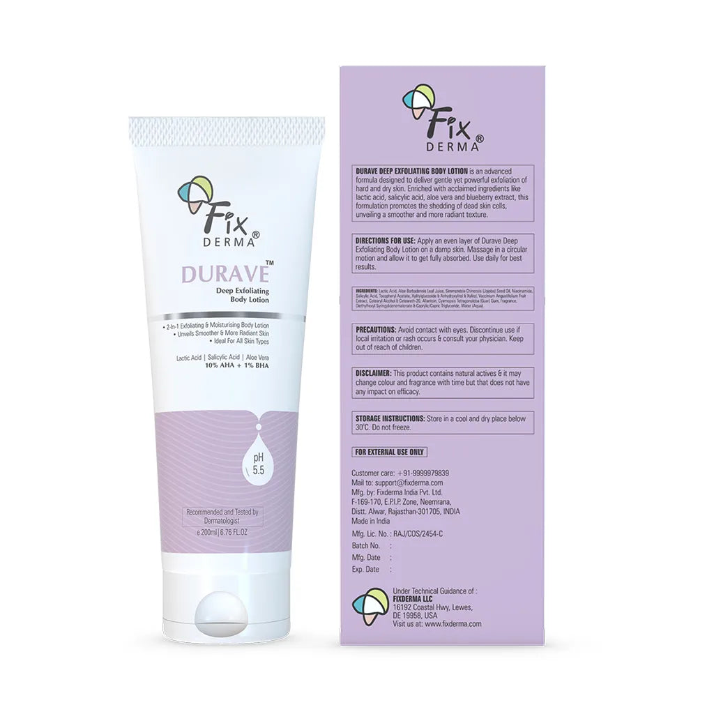 Durave Deep Exfoliating Body Lotion