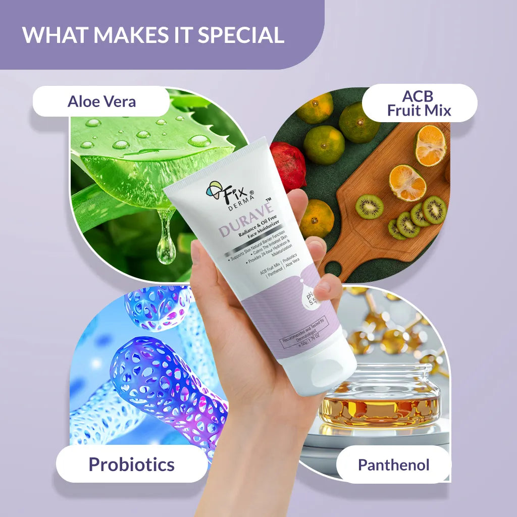 Durave Radiance, Oil Free & Brightening Face Moisturizer