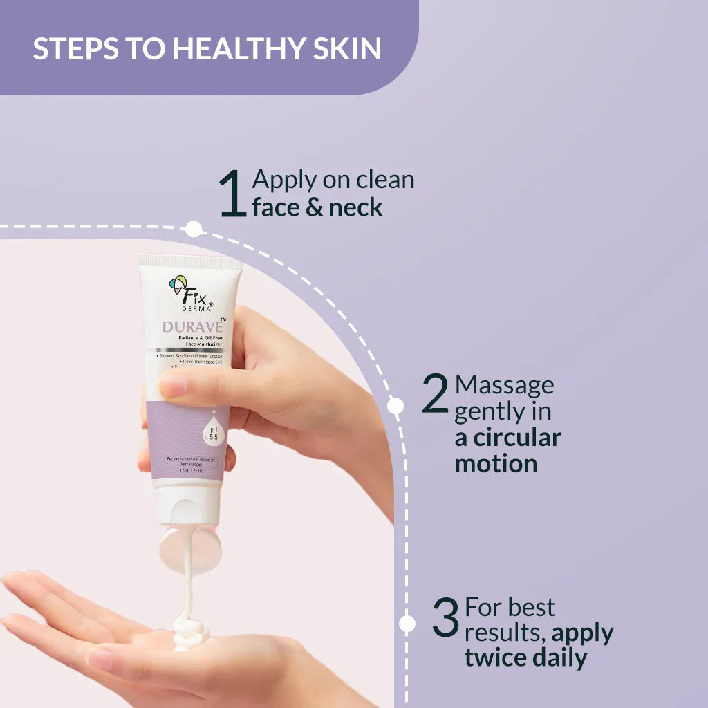 Durave Radiance, Oil Free & Brightening Face Moisturizer