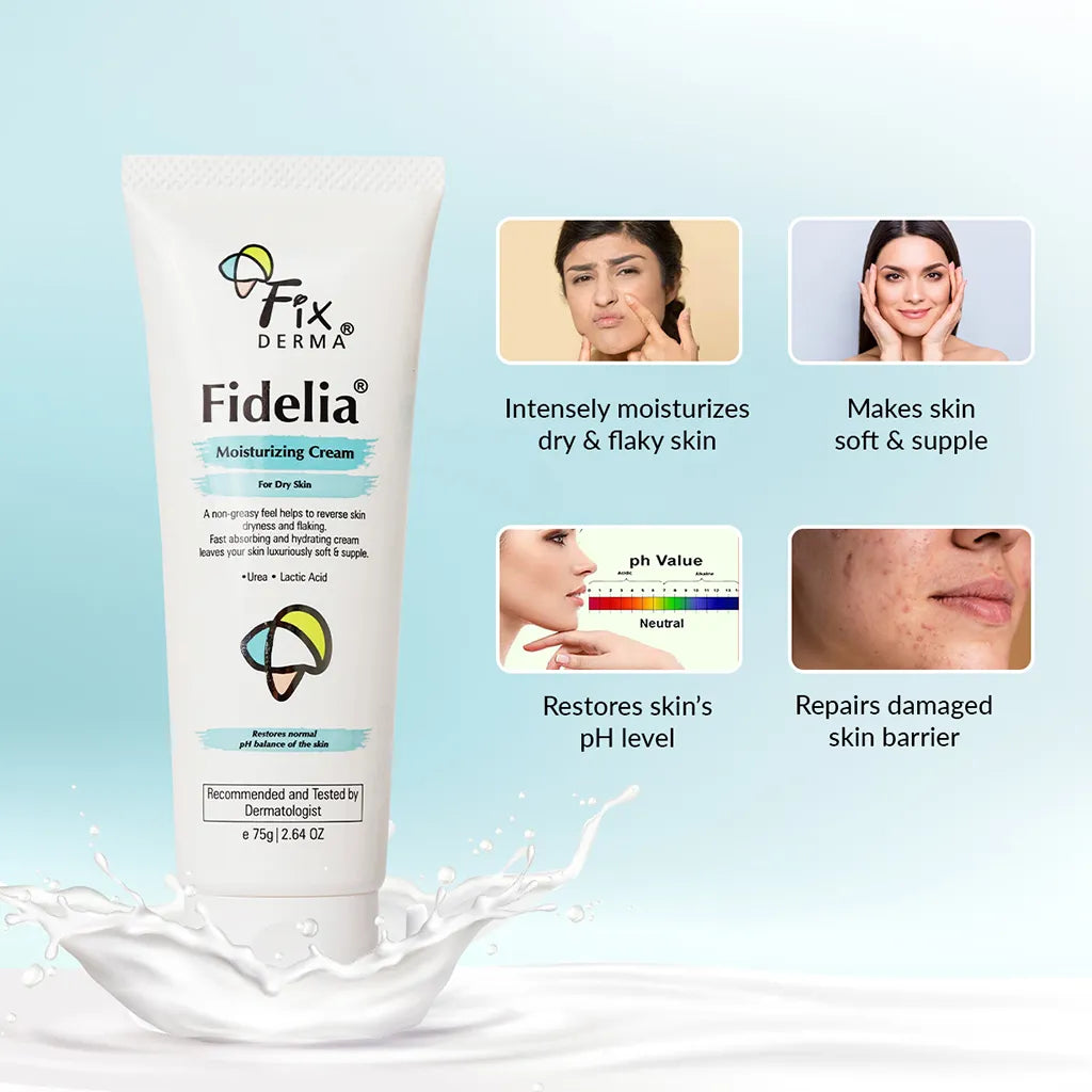 Lactic Acid Fidelia Moisturizing cream for dry skin