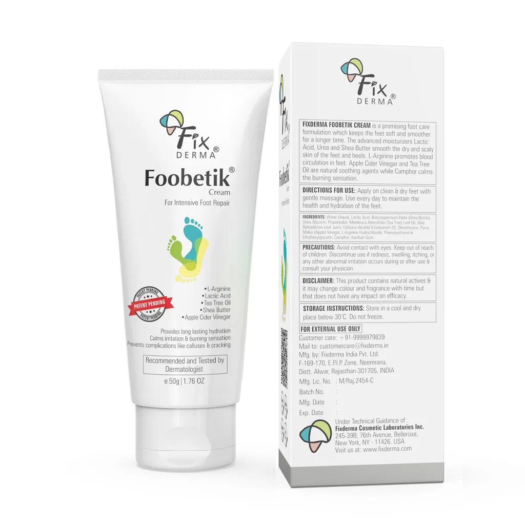 Foobetik Foot Scrub Spray and  Foot Cream
