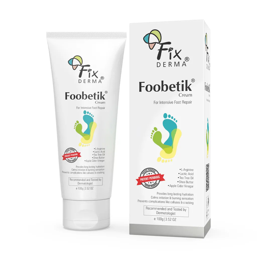 Foobetik Foot Cream For Cracked Heels Rough Feet – Fixderma
