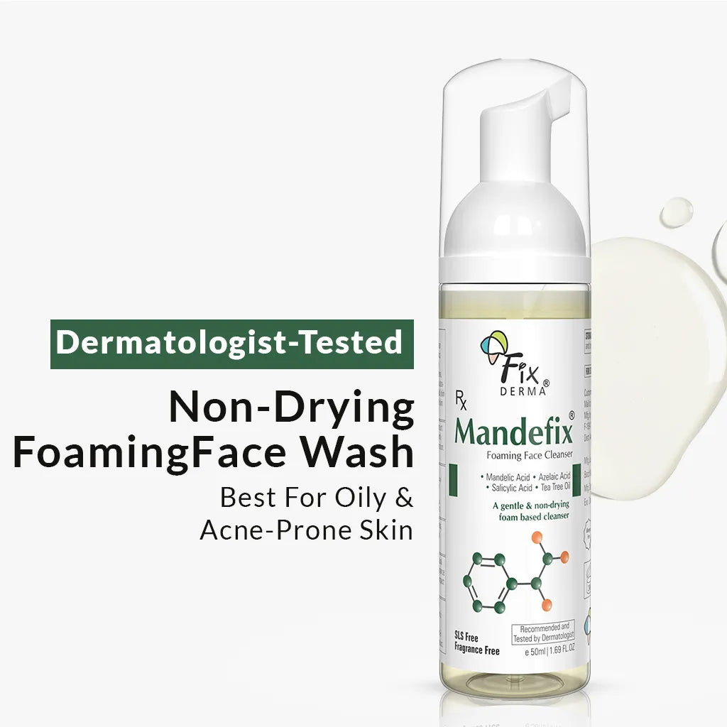 Dermatologist-Tested Foaming Cleanser for Oily & Acne Prone Skin (50ml)