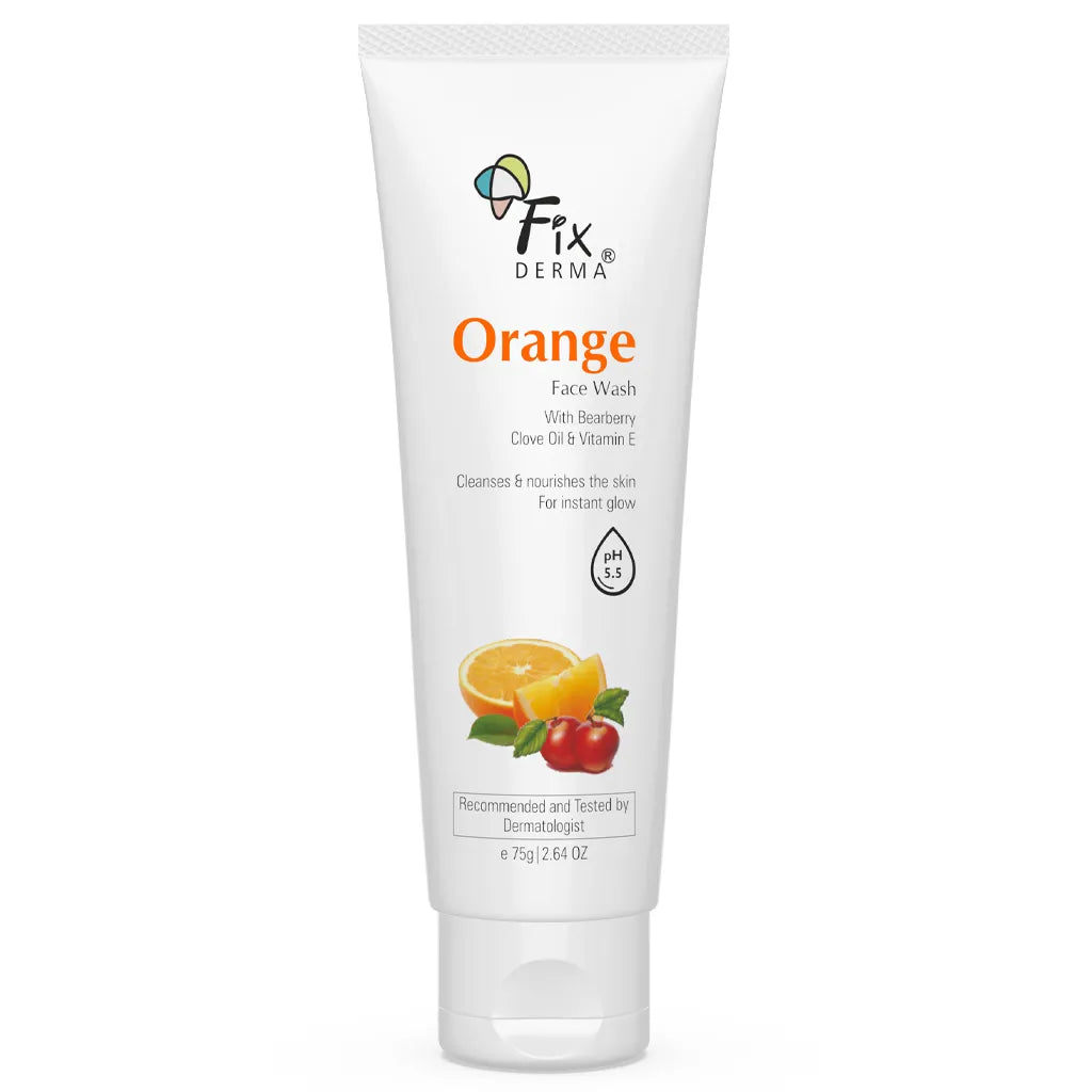 Orange face wash for oily and Glowing Skin