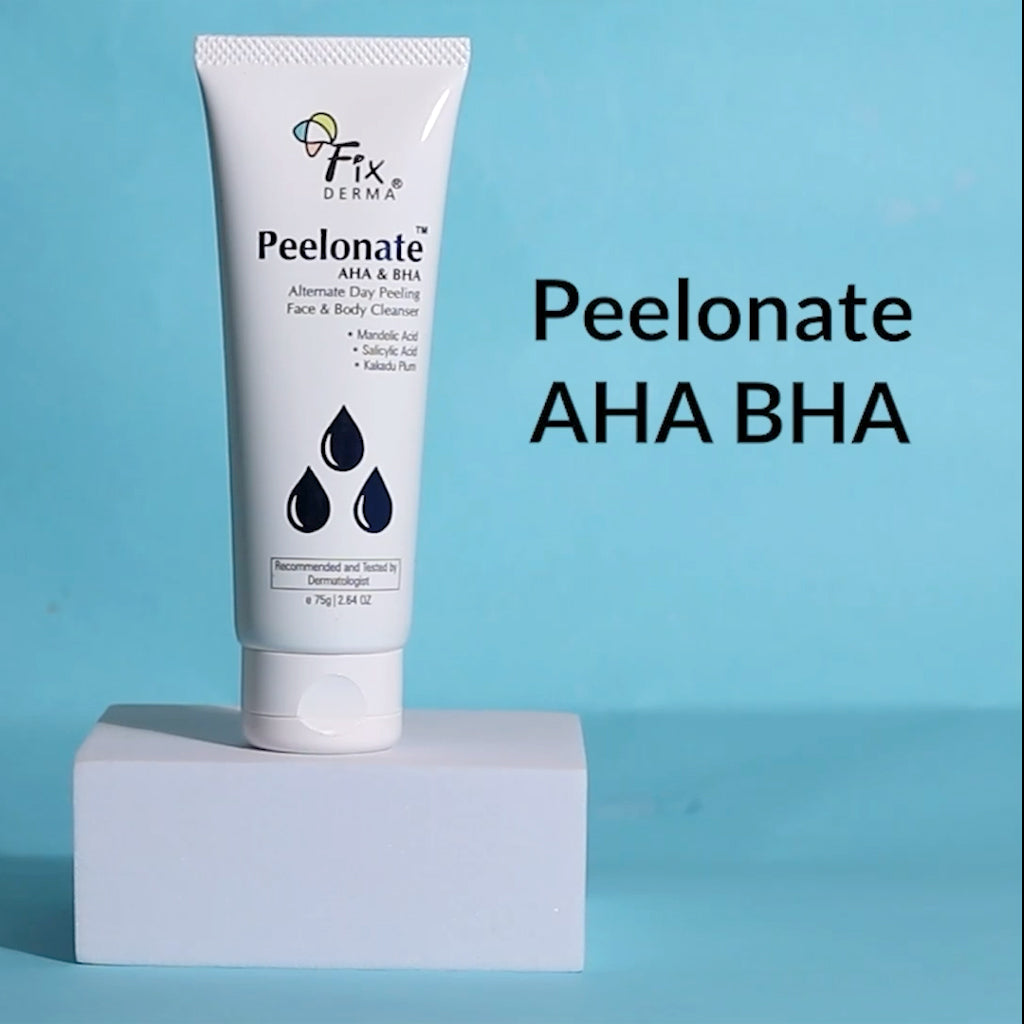 Peelonate AHA & BHA Face Body Cleanser – Fixderma Skincare