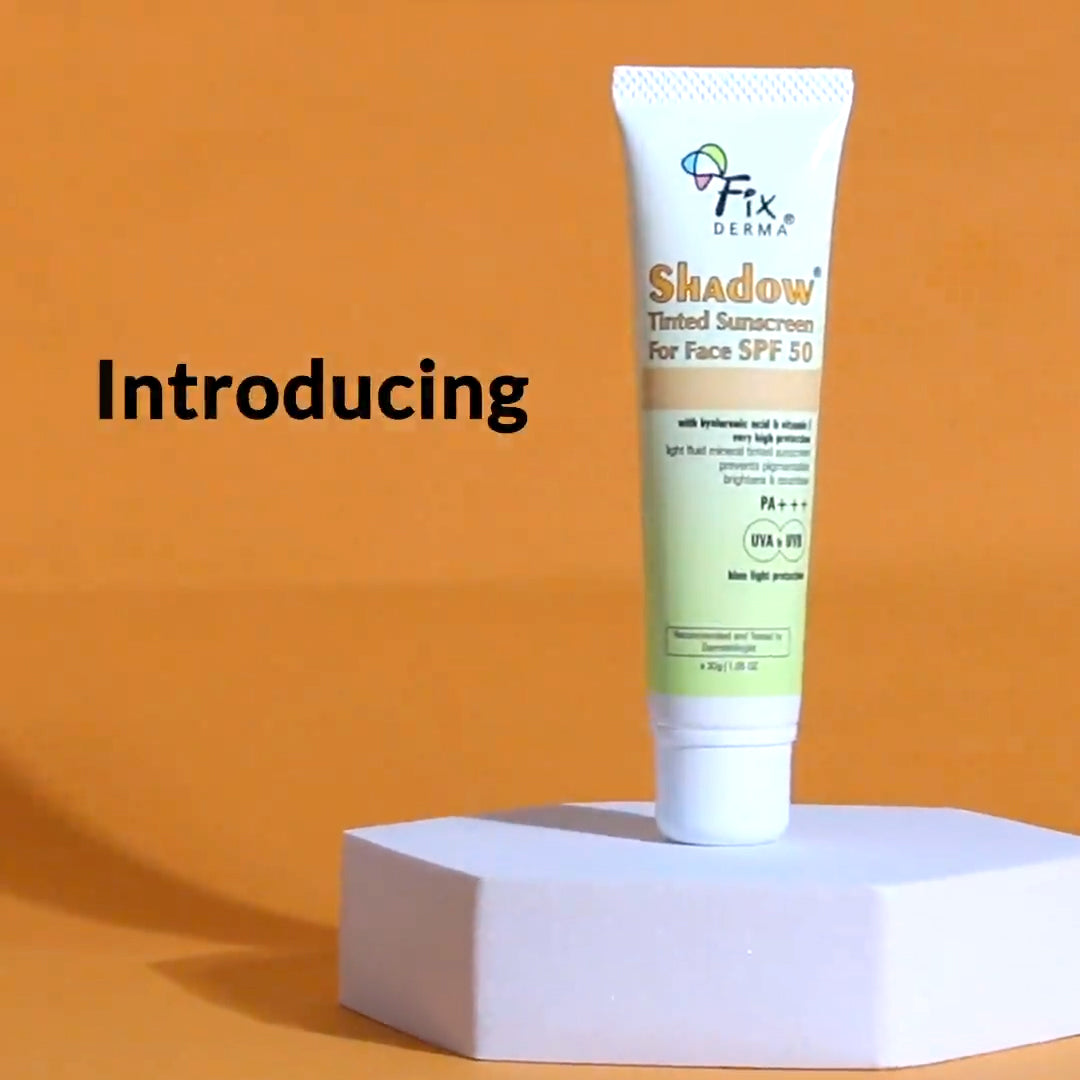Tinted Sunscreen with SPF 50 for face Fixderma Skincare