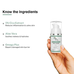 Aloe vera, 5% Cica extract, Repair and Restore Face Serum for Sensitive Skin