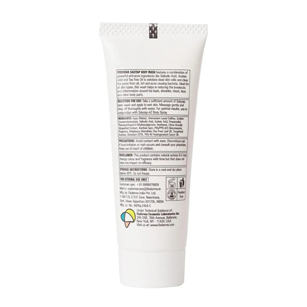 Free Salyzap Acne Body Wash 15ml