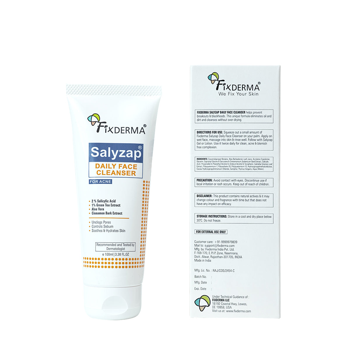 Salyzap Daily Face Cleanser