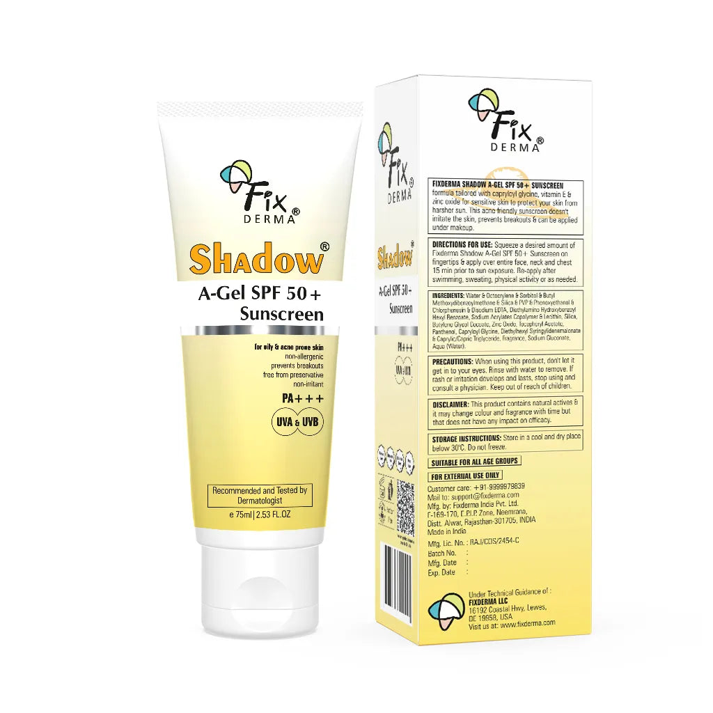 Shadow A gel SPF 50+ Sunscreen