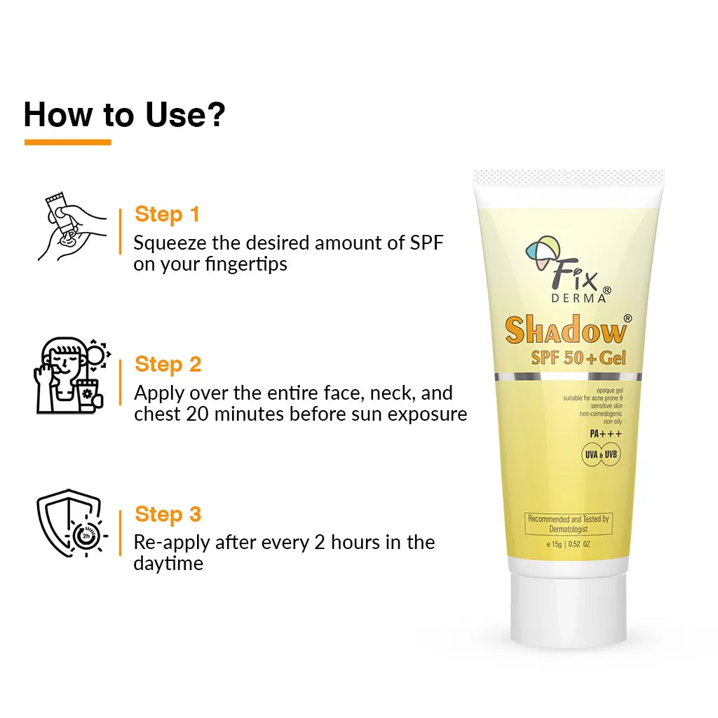 Shadow SPF 50+ Gel 15g