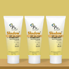 Shadow SPF 50+ Gel Sunscreen 40g Pack of 3