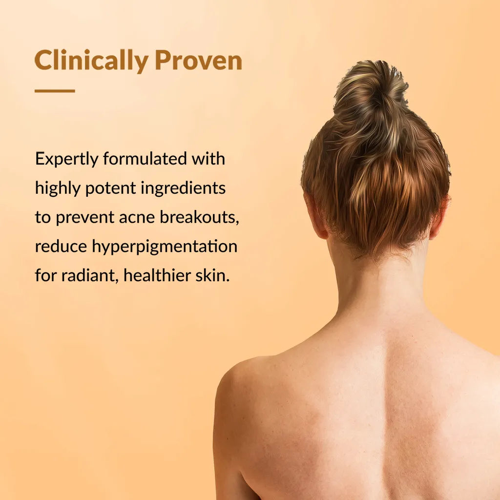 clinically proven results with brightening body wash for uneven skin tone