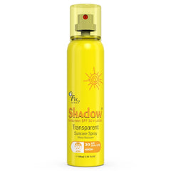 Spray bottle of Shadow Sunscreen SPF 30+ Lotion Transparent Suncare