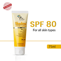 Fixderma Shadow Sunscreen Lotion SPF 80+ for All Skin Types