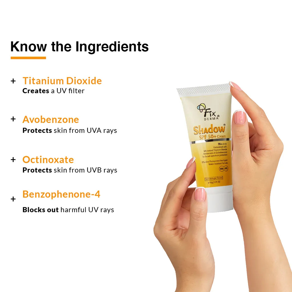 Fixderma SPF 50 Sunscreen with Moisturizer for Dry Skin – Fixderma Skincare