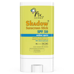 Fixderma Shadow Sunscreen Stick SPF 50 for outdoor sports in blue color