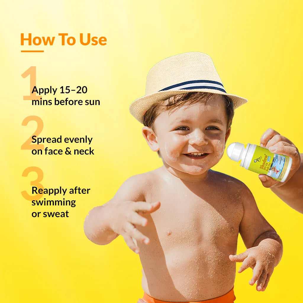 Luron Sunscreen Fixderma Shadow Kids Sunscreen SPF 50 Roll-On | Safe & Easy – Fixderma ...