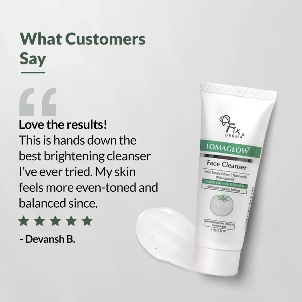 Free Tomaglow Face Cleanser Sample 15g