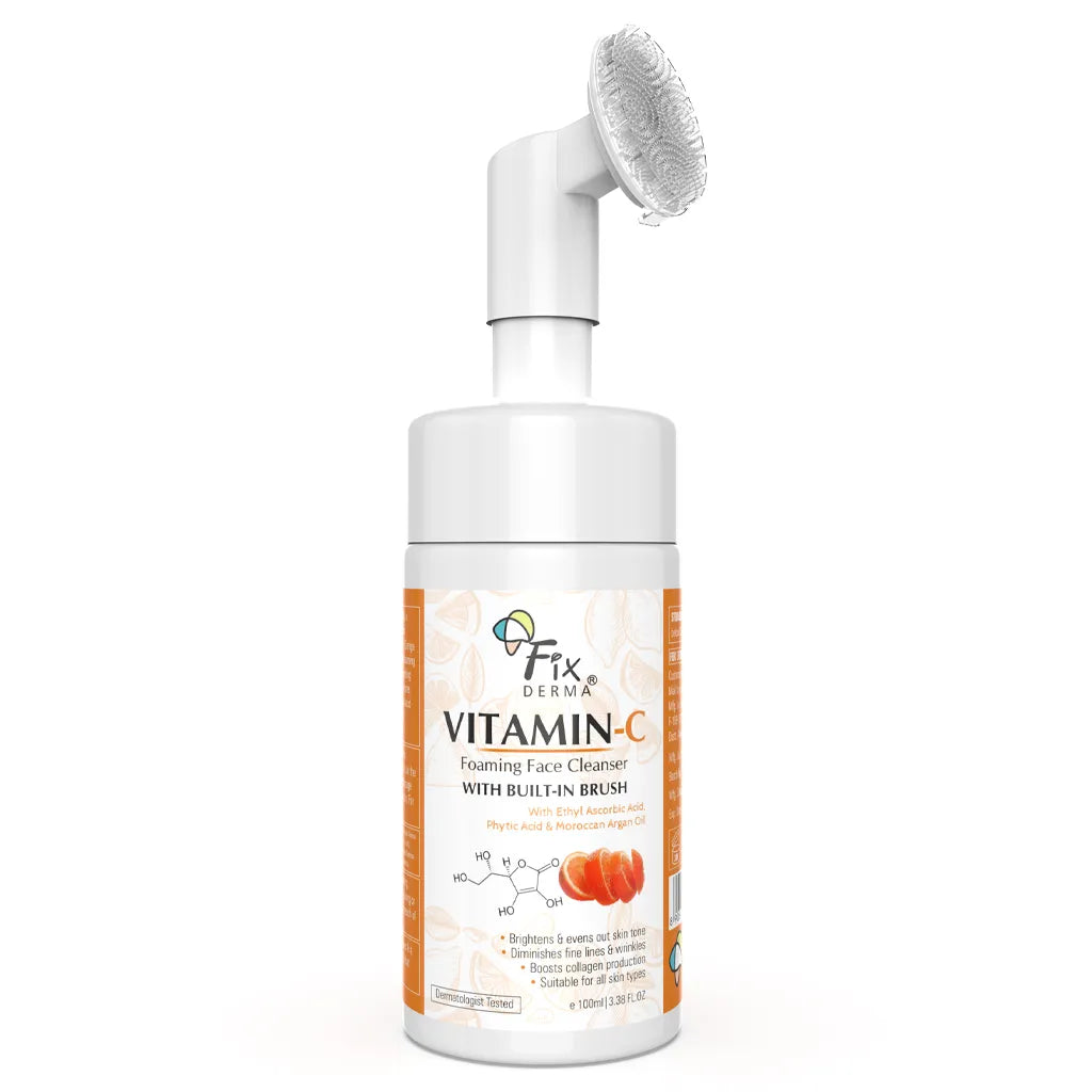 Close view of Fixderma Vitamin C Foaming Face Cleanser