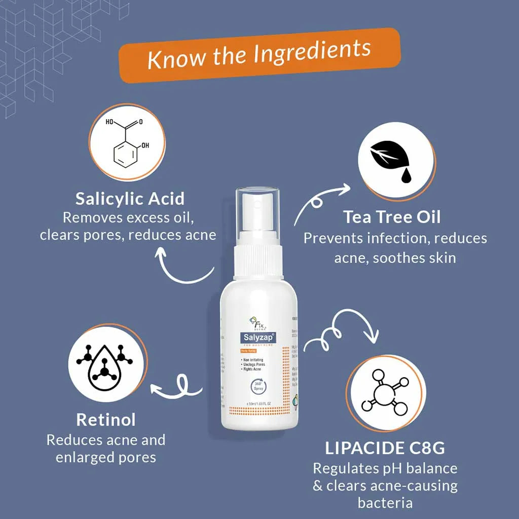 salicylic acid body spray